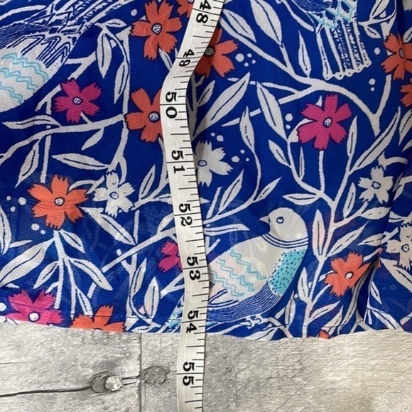 old Navy maxi dress. Floral with birds. Key hole neck.Lined. Medium. GUC - Picture 10 of 10